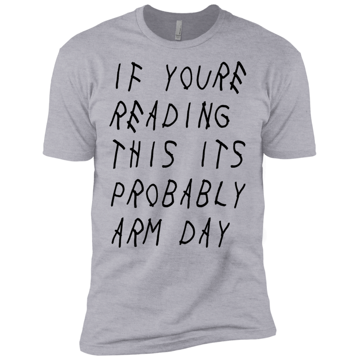 Arm Day Premium Short Sleeve T-Shirt BLK