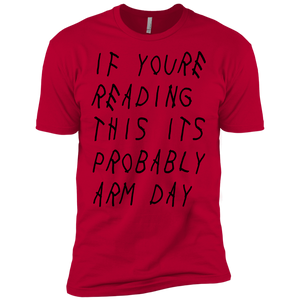 Arm Day Premium Short Sleeve T-Shirt BLK