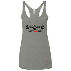 LOD Squat Ladies' Triblend Racerback Tank