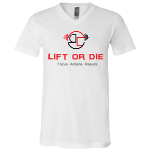 Lift or Die SS V-Neck T-Shirt