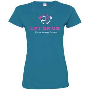 Lift or Die Ladies' Fine Jersey T-Shirt