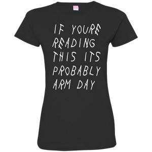 Arm Day Ladies' Fine Jersey T-Shirt