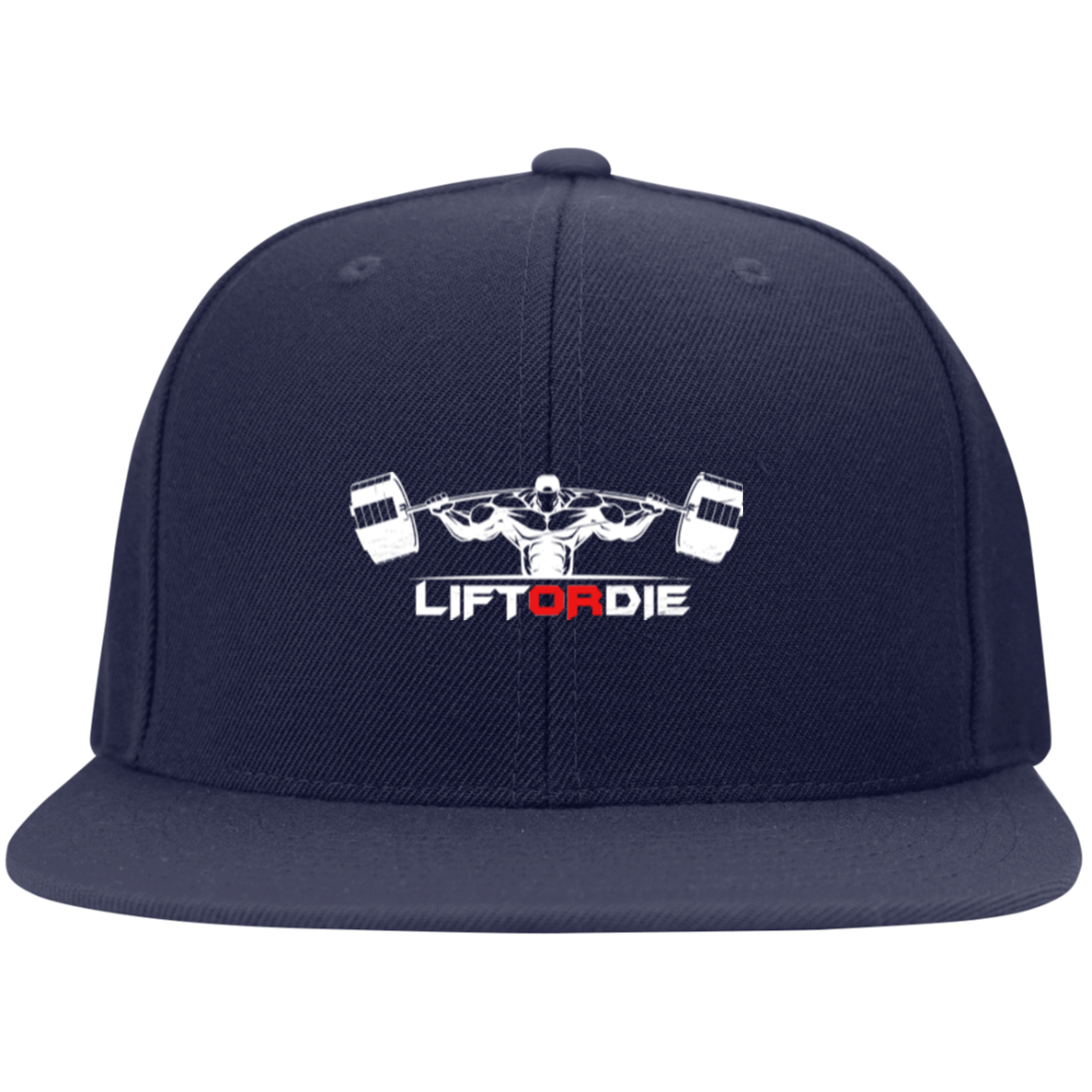 Lift or Die strongman Snapback Hat