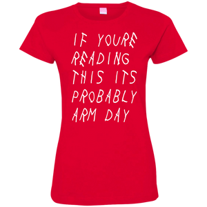 Arm Day Ladies' Fine Jersey T-Shirt