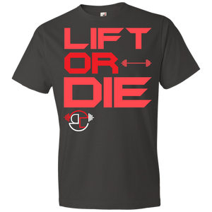 Lift or Die Barbell T-Shirt 4.5 oz