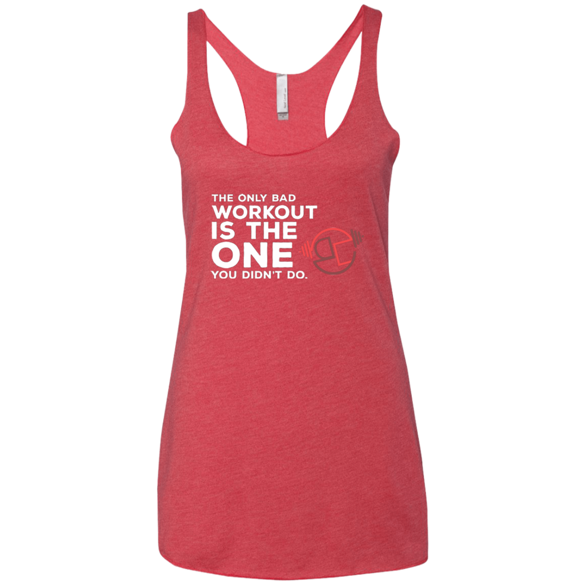 Only Bad Workout Ladies' Triblend Racerback Tank