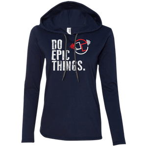 Do Epic Things Ladies' LS T-Shirt Hoodie